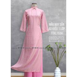 Áo Dài Phom Trẻ Gấm Lụa Phom Suông TTKLT534